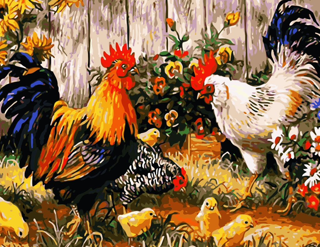 Animal Poulet Peintures Par Numéros PBNANIW17