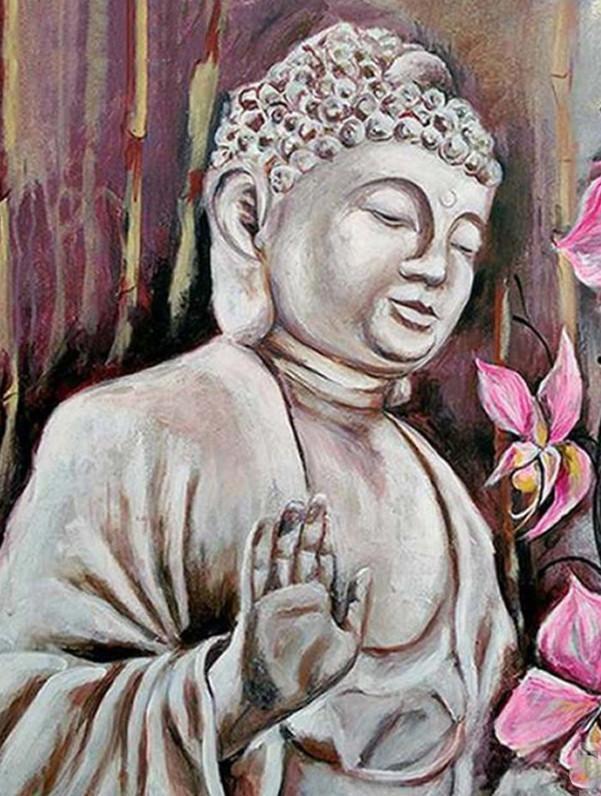 Statue Bouddhiste Peintures Par Numéros PBNBUDL3