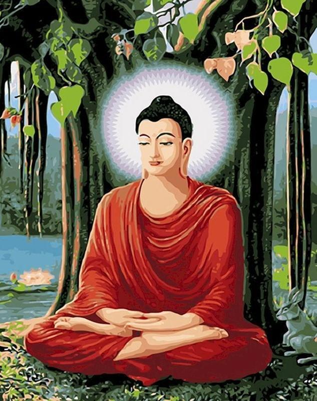 Statue Bouddhiste Peintures Par Numéros PBNBUDL5