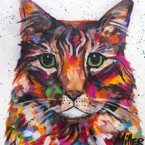 Animal Cat Paint By Numbers Canvas Wall Set PBNCATN56