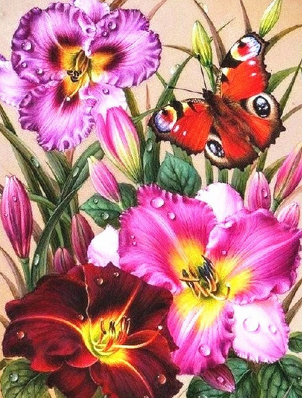 Plante Fleur Peintures Par Numéros PBNFLOL329