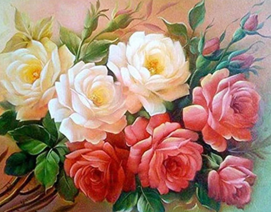 Pivoine Fleur Peintures Par Numéros PBNFLOW233