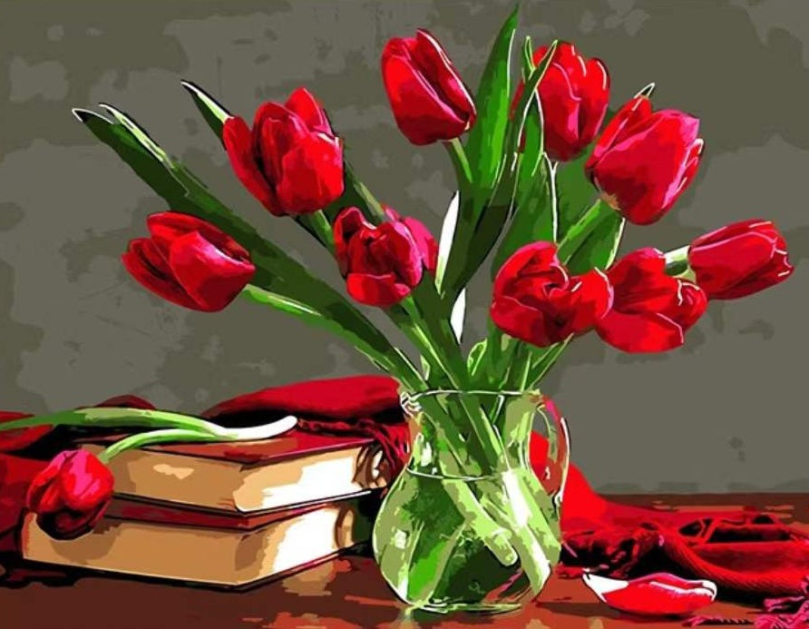 Tulipe Fleur Peintures Par Numéros PBNFLOW368