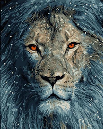 Animal Lion Paint By Numbers Canvas Wall Set PBNLIONL4
