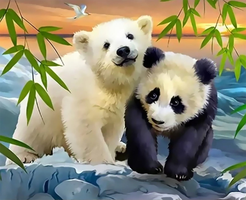 Animal Panda Peintures Par Numéros PBNPANW5