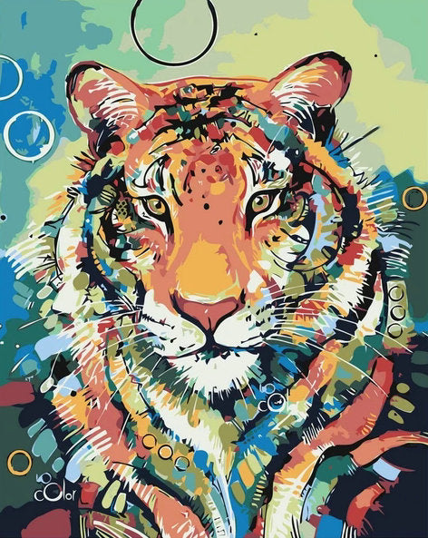 Animal Tigre Peintures Par Numéros PBNTIGL22