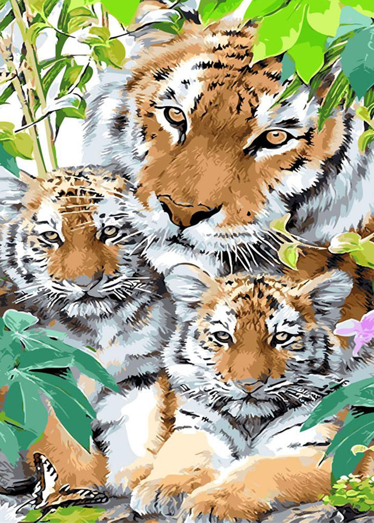 Animal Tigre Peintures Par Numéros PBNTIGL28