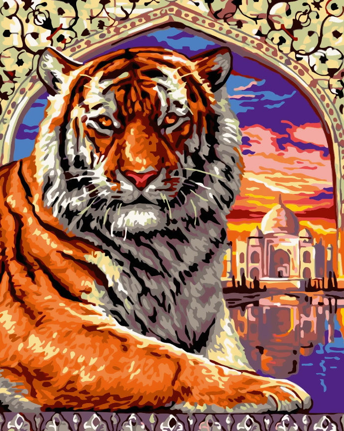 Animal Tigre Peintures Par Numéros PBNTIGL30