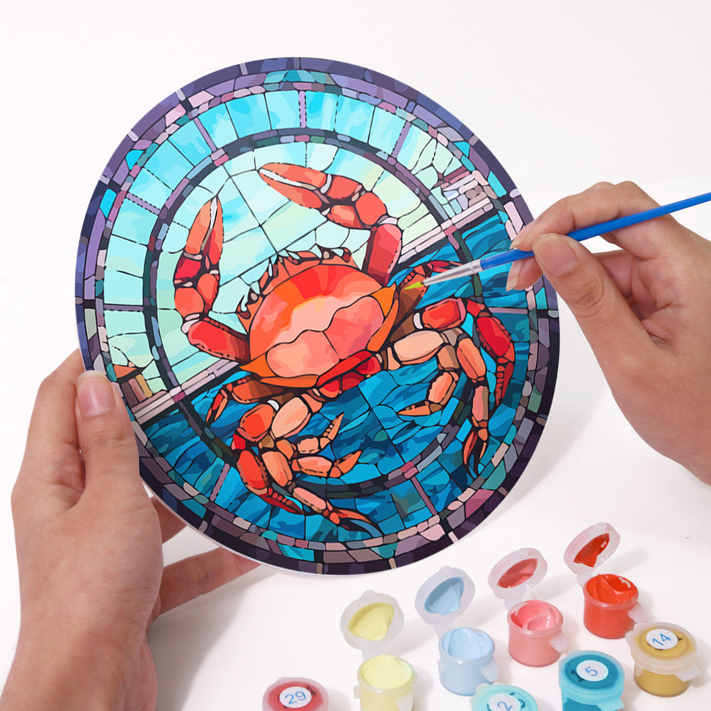 4 Pièces Sets de Table Animaux Marins Peinture par Numéros