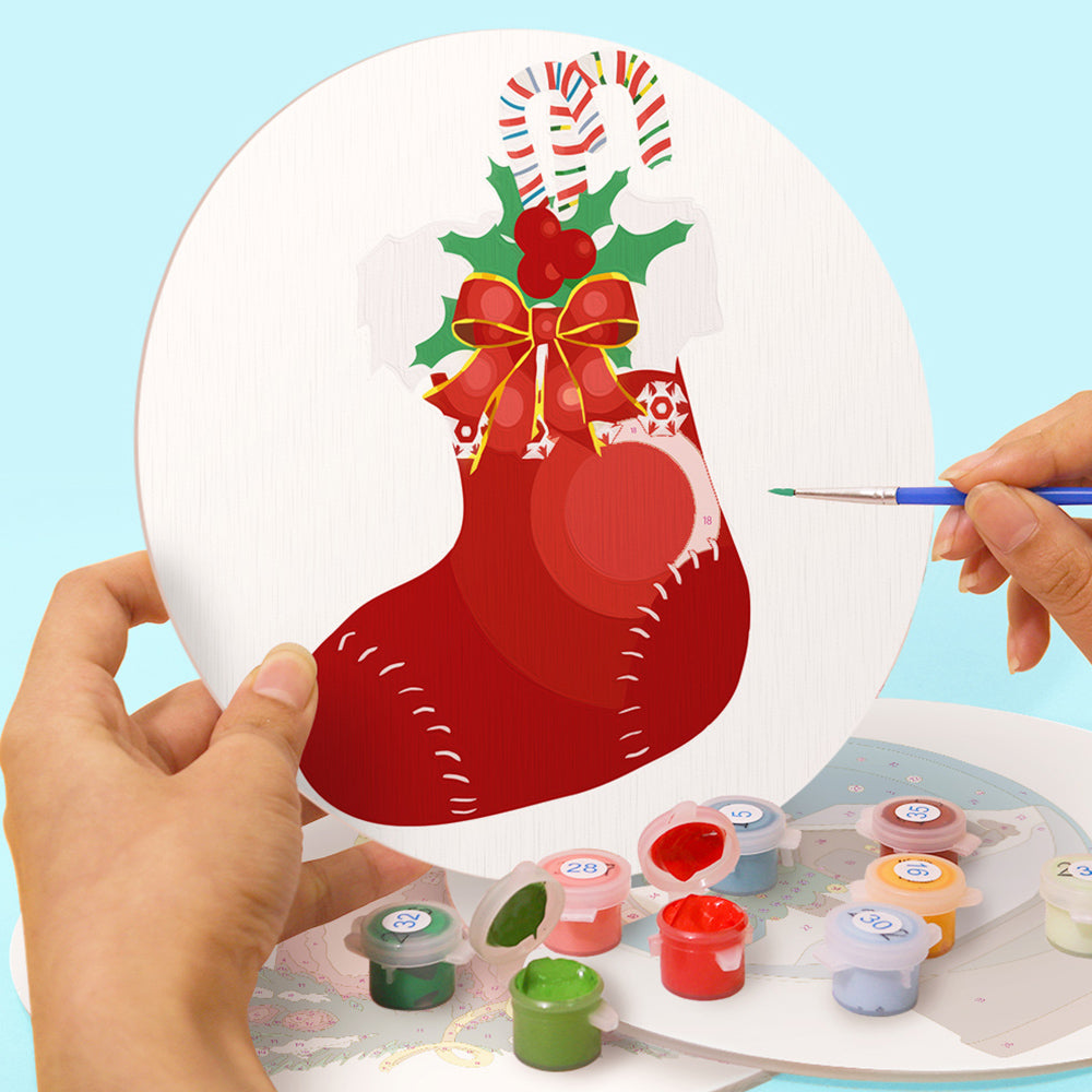 4 Pièces Sets de Table Décorations de Noël Peinture par Numéros