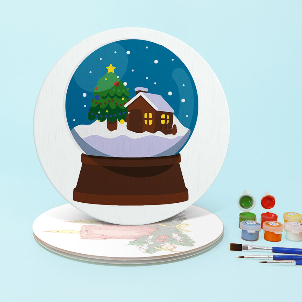 4 Pièces Sets de Table Décorations de Noël Peinture par Numéros