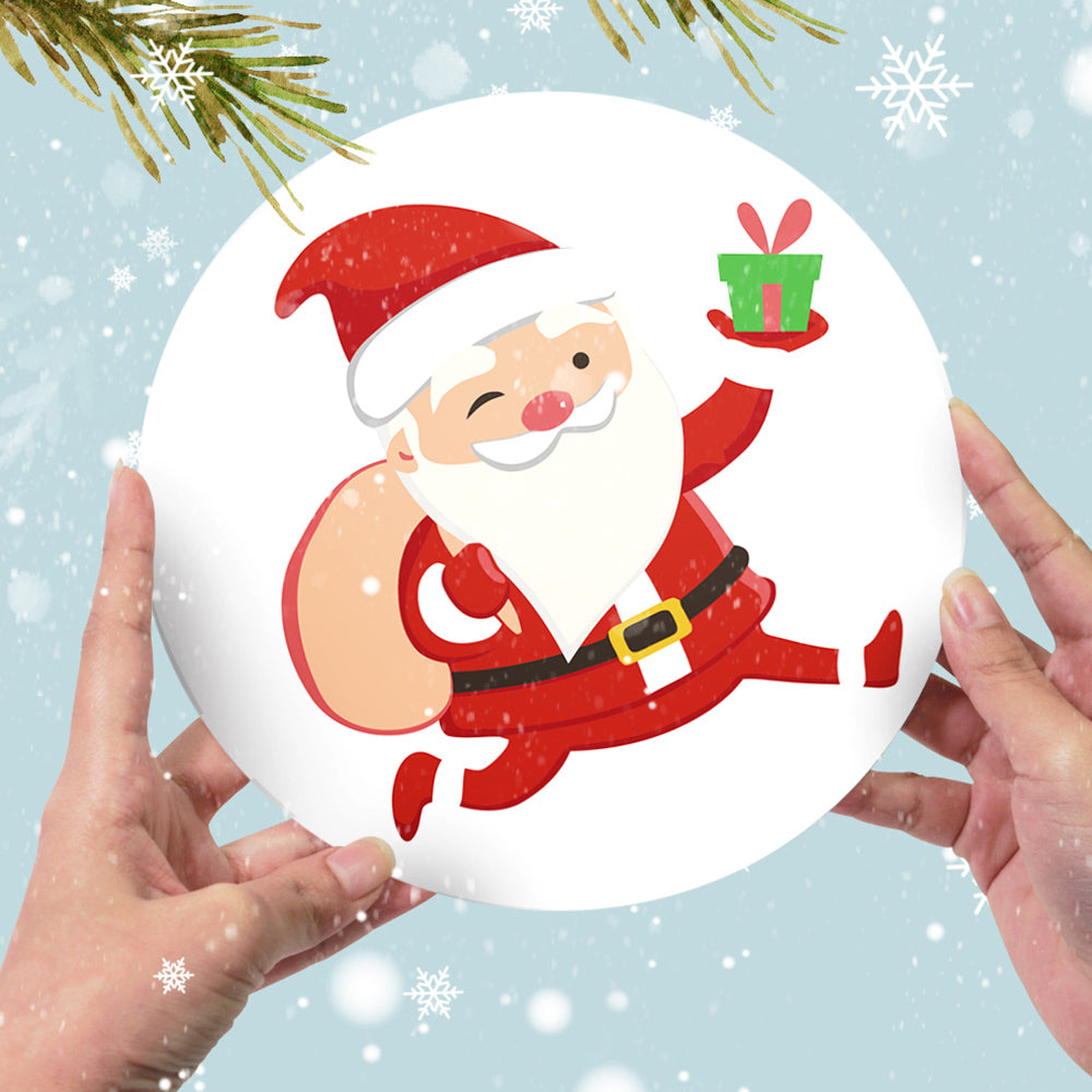 4 Pièces Sets de Table Père Noël Heureux Peinture par Numéros