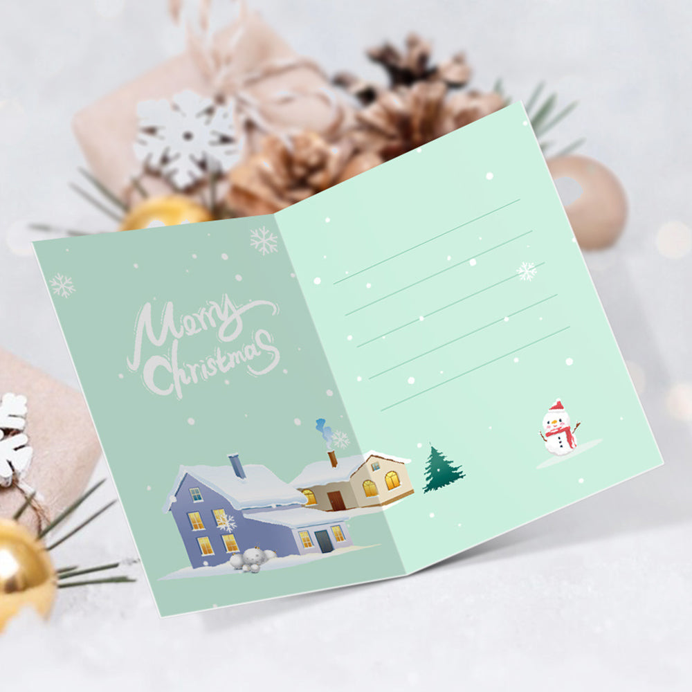 6 Cartes de Noël à Peinture par Numéros | Coffret Cadeau du Père Noël