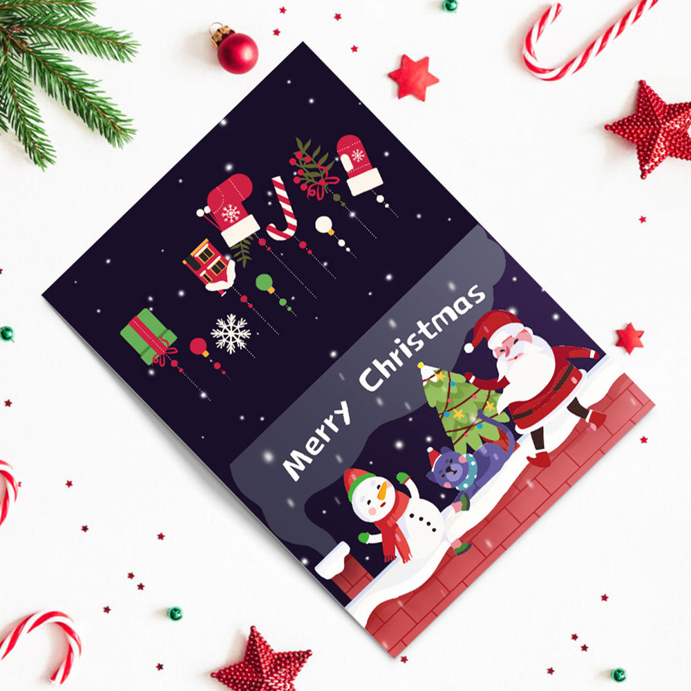 6 Cartes de Noël à Peinture par Numéros | Joyeux Noël
