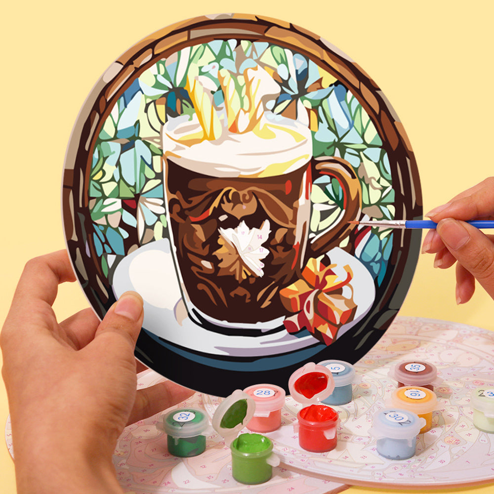 6 Pièces Sets de Table Bonhomme en Pain d'Épice de Noël Peinture par Numéros
