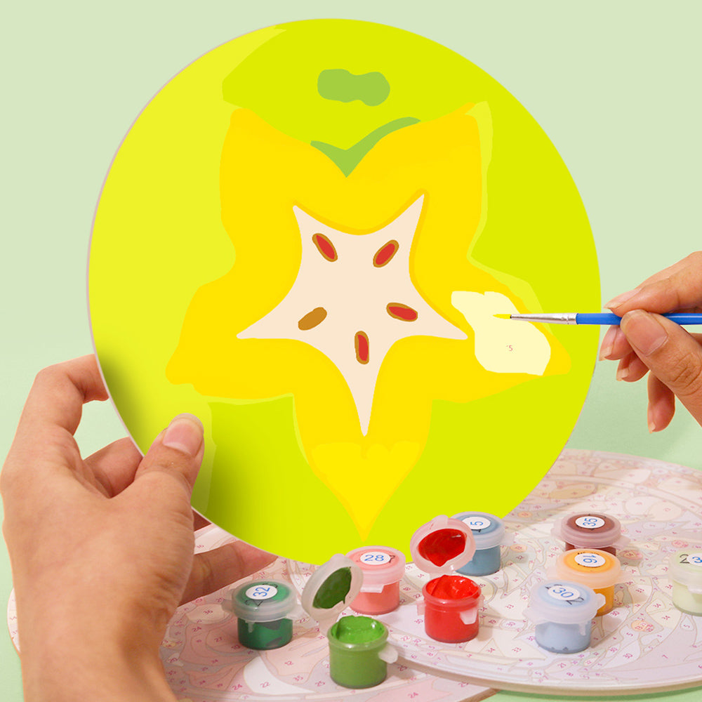 6 Pièces Sets de Table Divers Fruits Peinture par Numéros