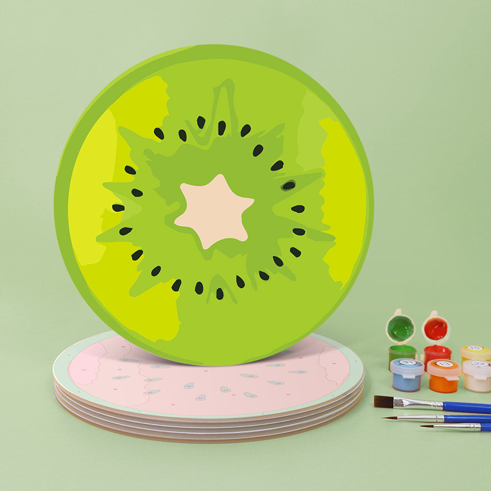 6 Pièces Sets de Table Divers Fruits Peinture par Numéros
