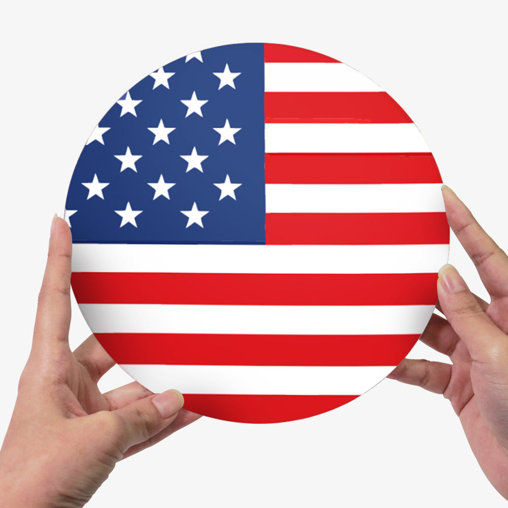 6 Pièces Sets de Table Drapeau Étoiles et Rayures Peinture par Numéros