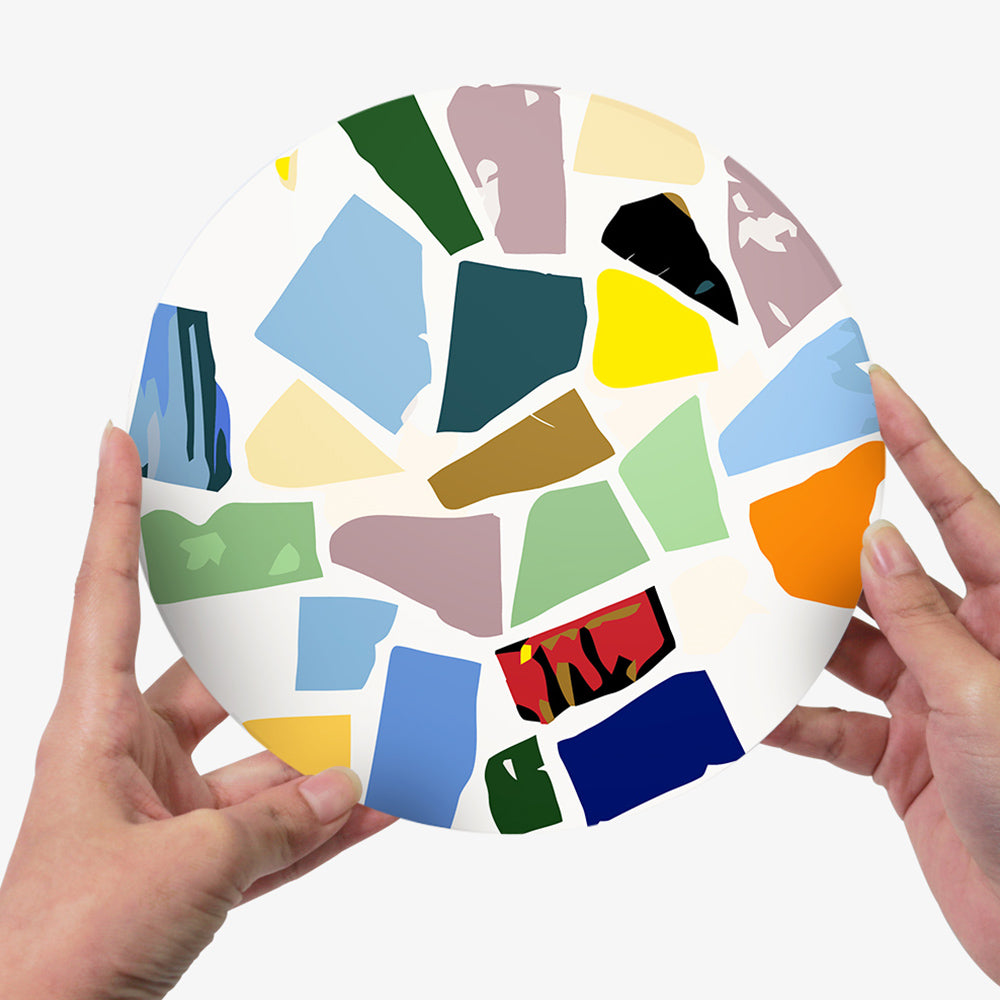 6 Pièces Sets de Table Insecte en Bloc de Couleur Peinture par Numéros