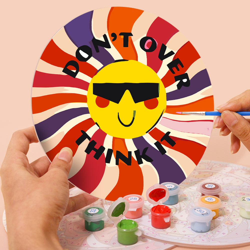 6 Pièces Sets de Table Mots Inspirants Peinture par Numéros