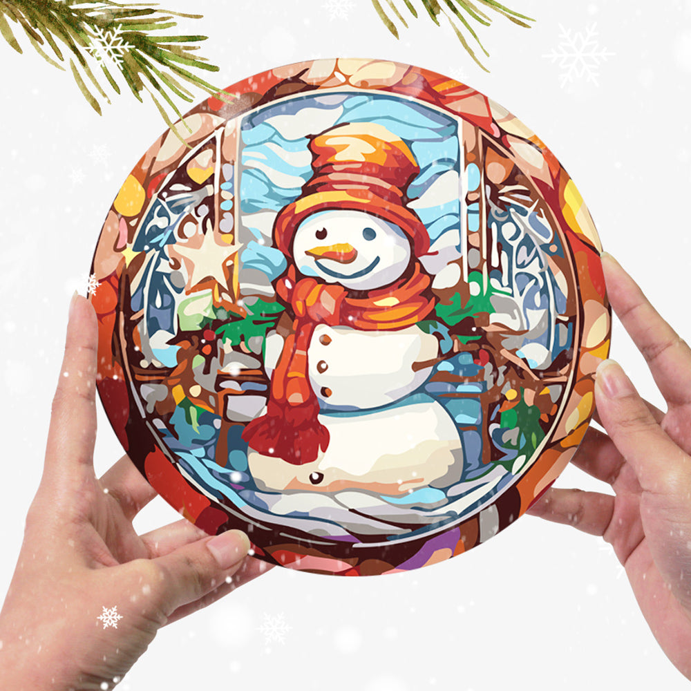 6 Pièces Sets de Table Père Noël et Sapin de Noël Peinture par Numéros