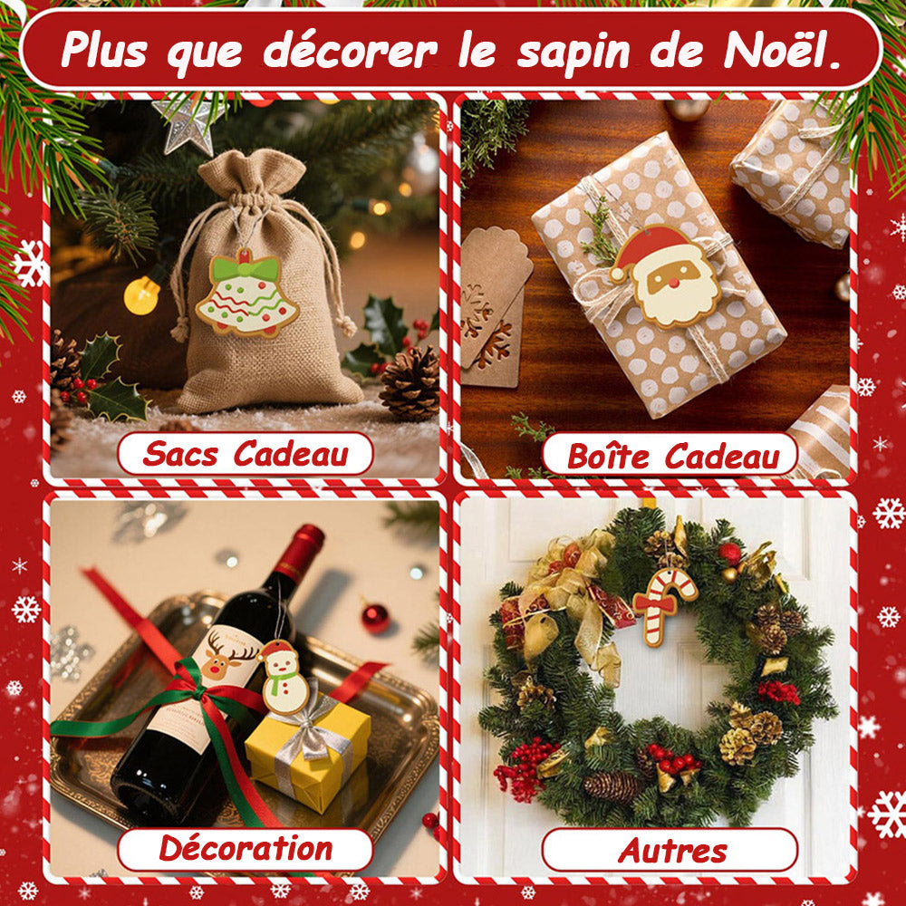 8 Pièces Peinture par Numéros Décoration de Noël | Set Bonbon et Bonhomme de Neige