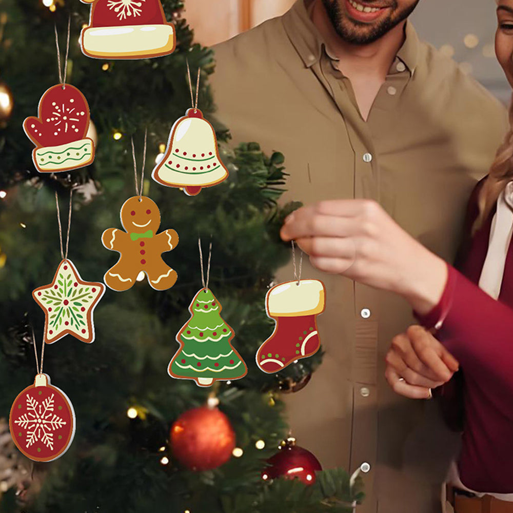 8 Pièces Peinture par Numéros Décoration de Noël | Set Équipement d'Hiver