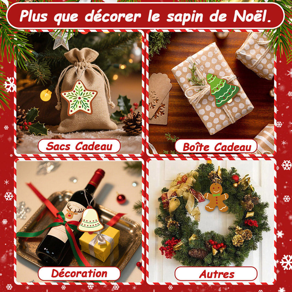 8 Pièces Peinture par Numéros Décoration de Noël | Set Équipement d'Hiver