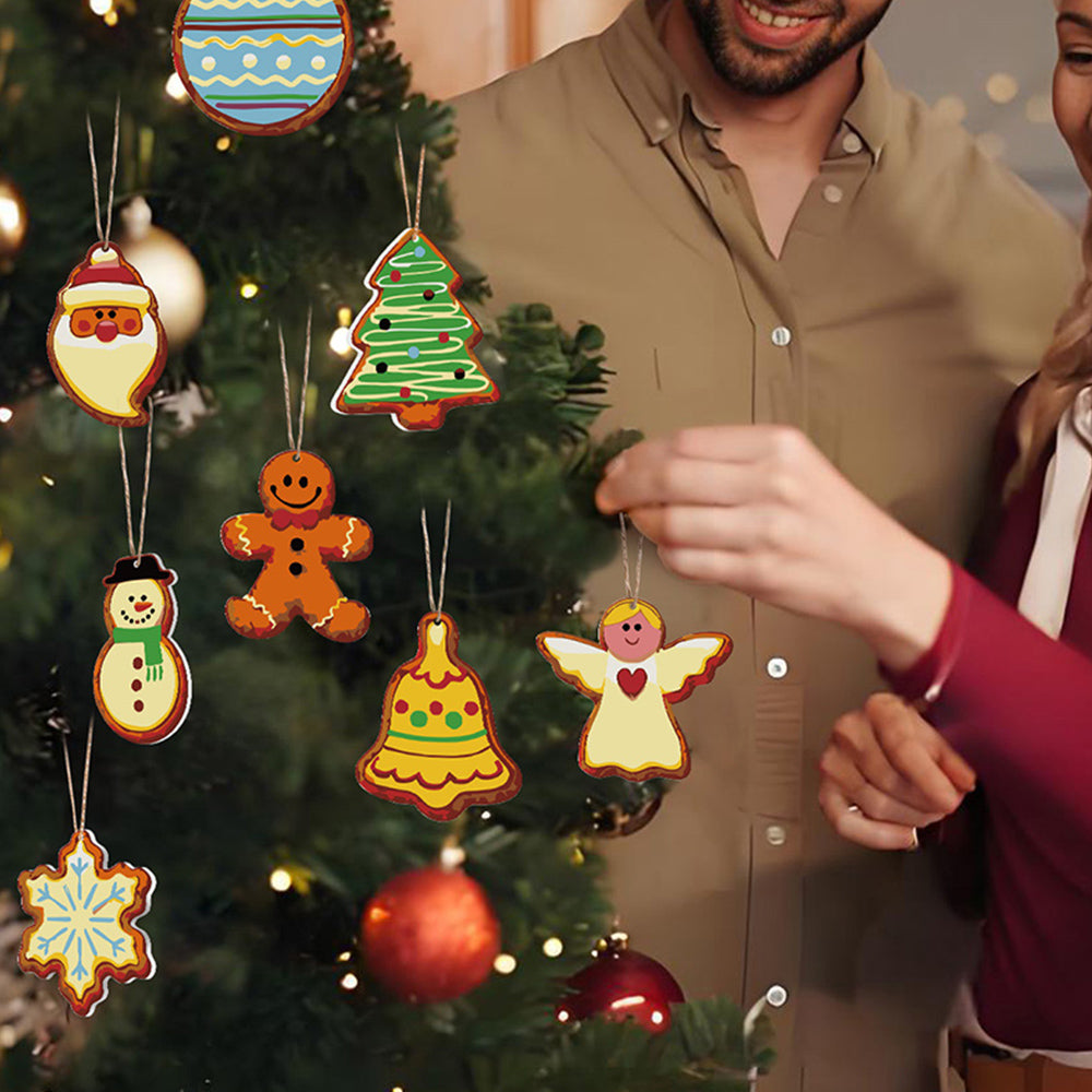 8 Pièces Peinture par Numéros Décoration de Noël | Set Veille de Noël