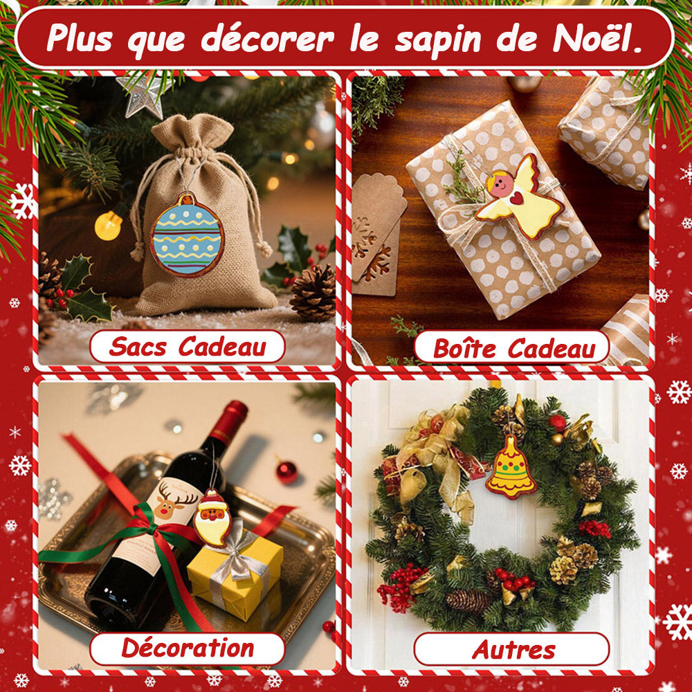 8 Pièces Peinture par Numéros Décoration de Noël | Set Veille de Noël