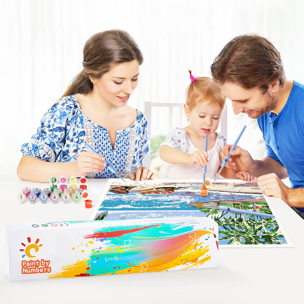 Kit de peinture à l'huile par numéros pour adultes et enfants - Décoration artistique - Danseuse espagnole en robe rouge - 70 x 100 cm Kit de peinture à l'huile par numéros pour adultes et enfants - Décoration artistique - Danseuse espagnole en robe rouge - 70 x 100 cm