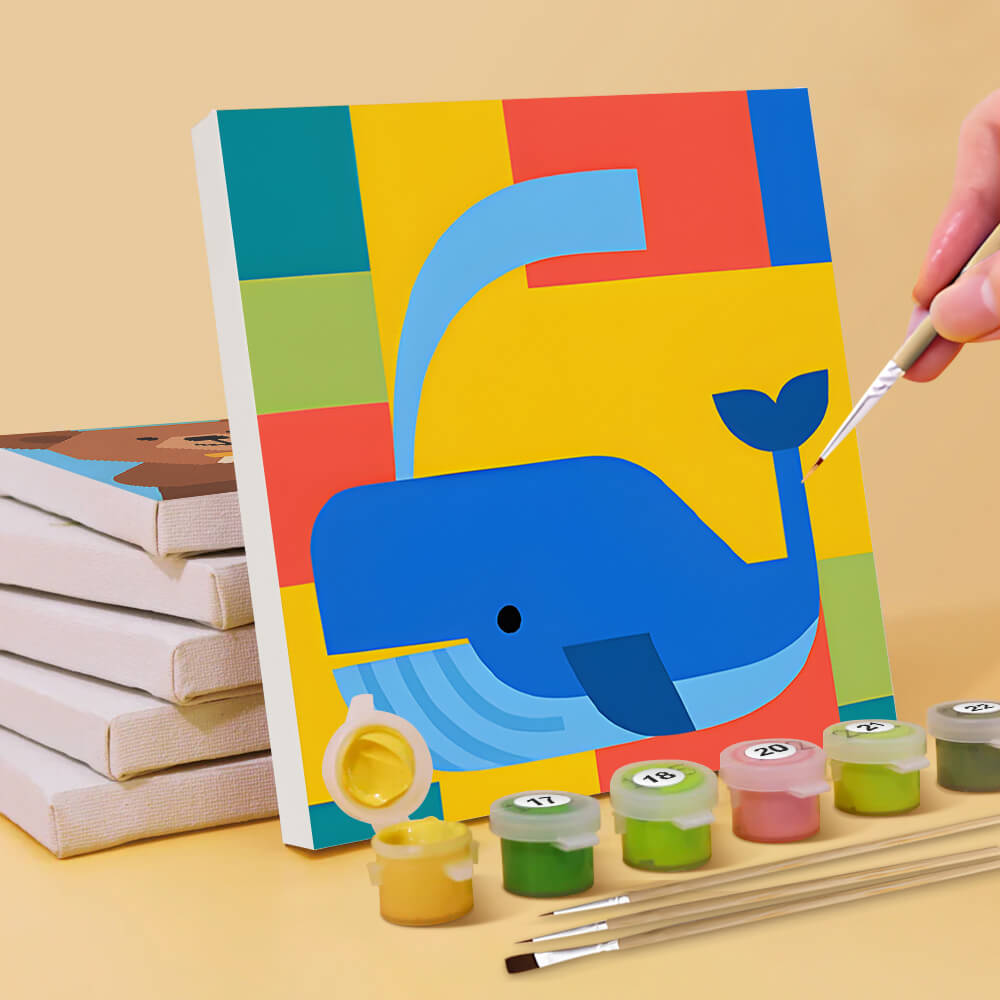 Animaux Cartoon 6 Mini Peintures par Numéros