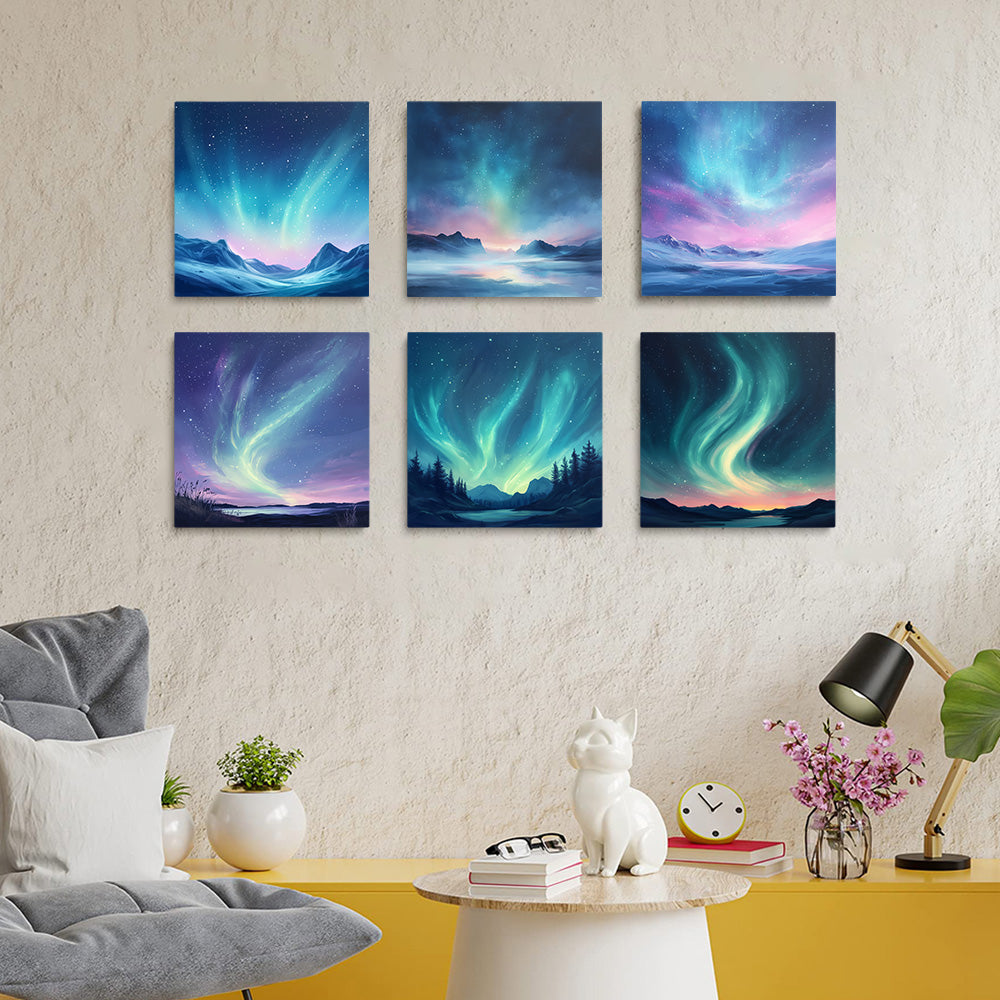 Aurore de Rêve 6 Mini Peintures par Numéros