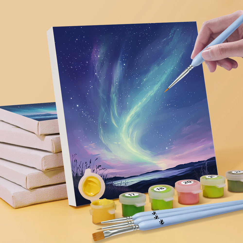 Aurore de Rêve 6 Mini Peintures par Numéros