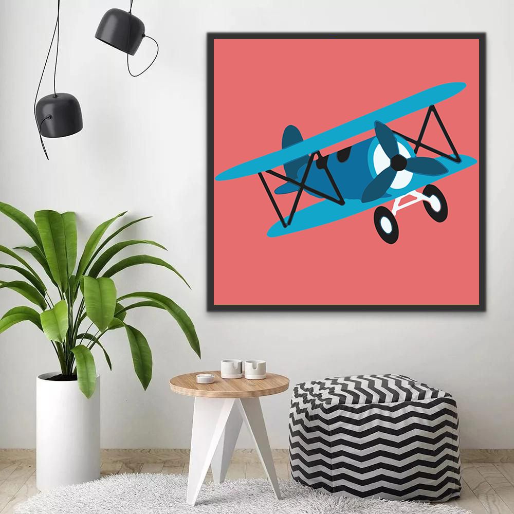 Avion Enfants Peinture par Numéros