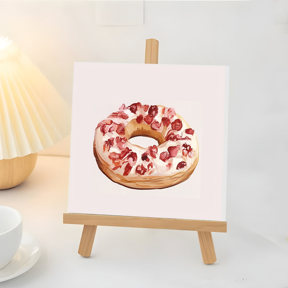 Beignets aux Canneberges Mini Peinture par Numéros