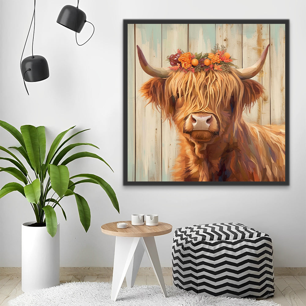 Bétail Highland Peinture par Numéros PBNLOMAYF33