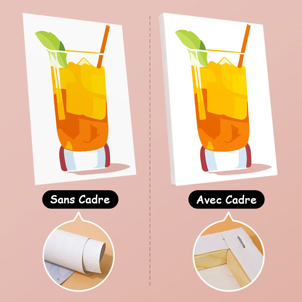 Boissons Glacées 6 Mini Peintures par Numéros