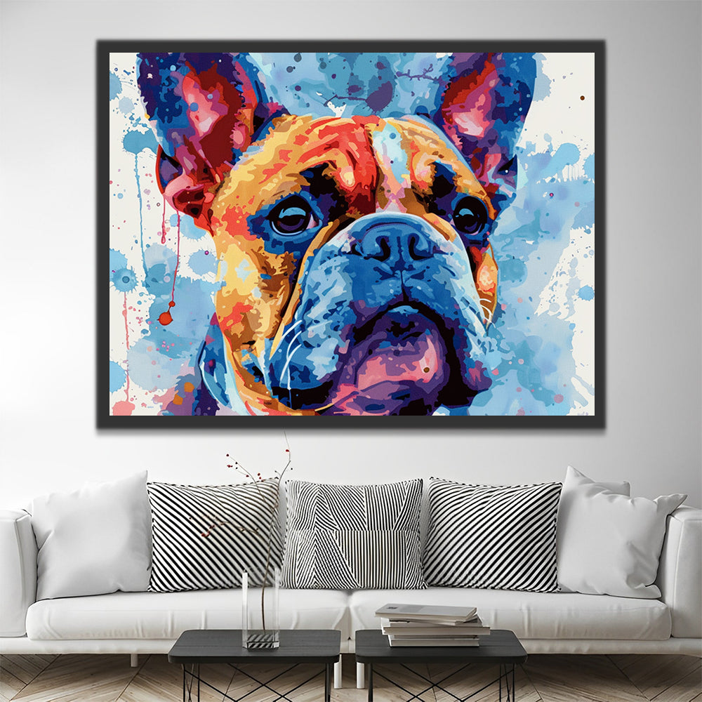 Bouledogue français Peinture par Numéros