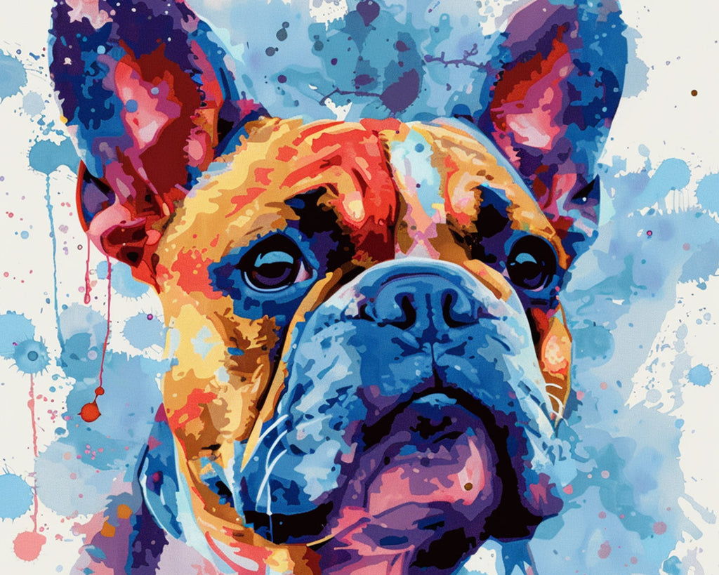Bouledogue français Peinture par Numéros