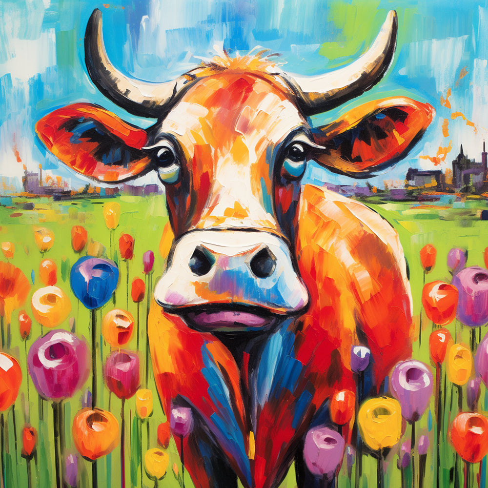 Bovin Peinture par Numéros