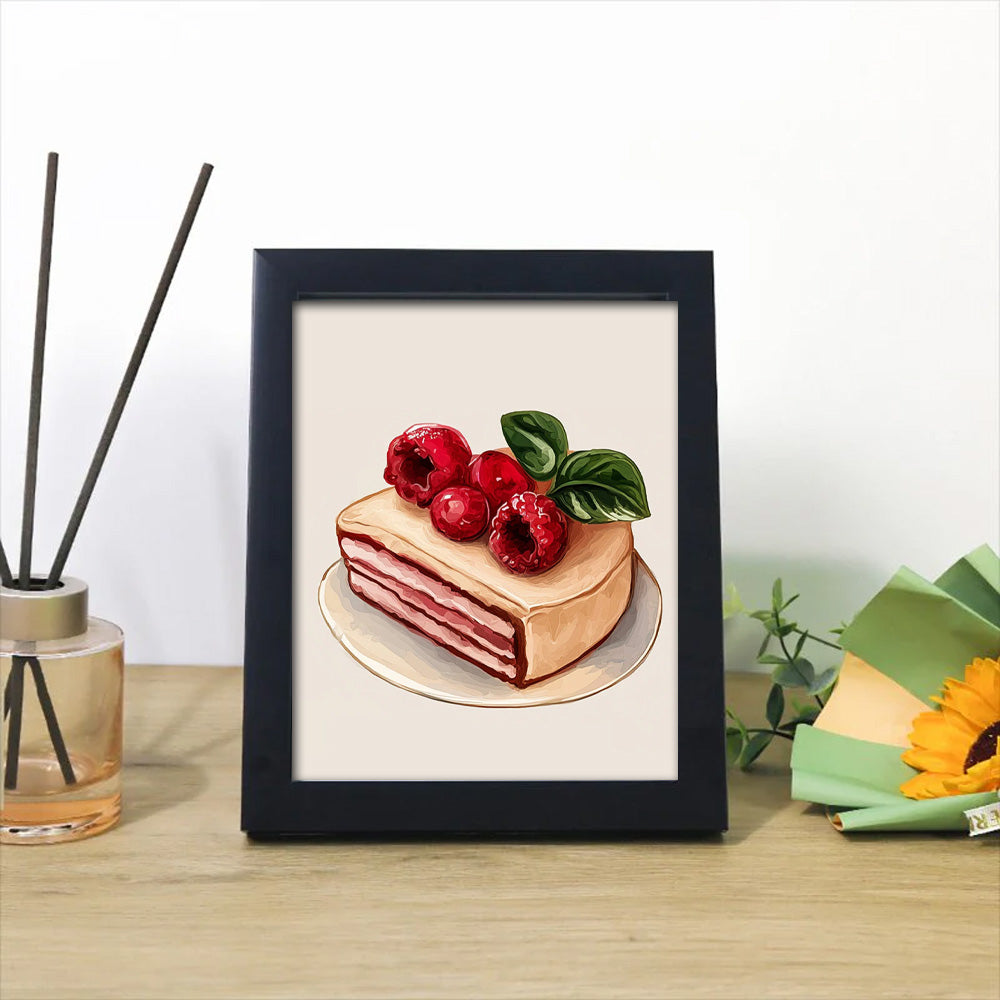 Cadre Photo en Bois pour Mini Peinture par Numéros