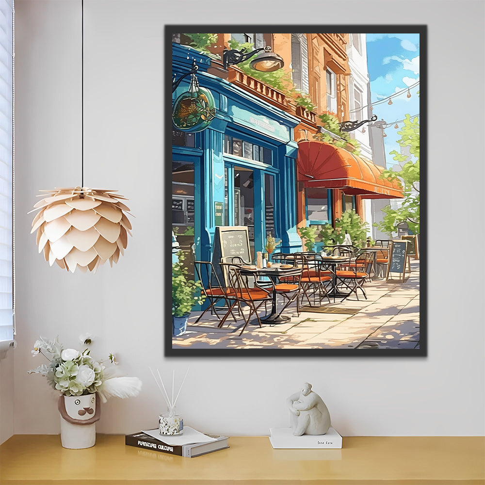 Café Peinture par Numéros