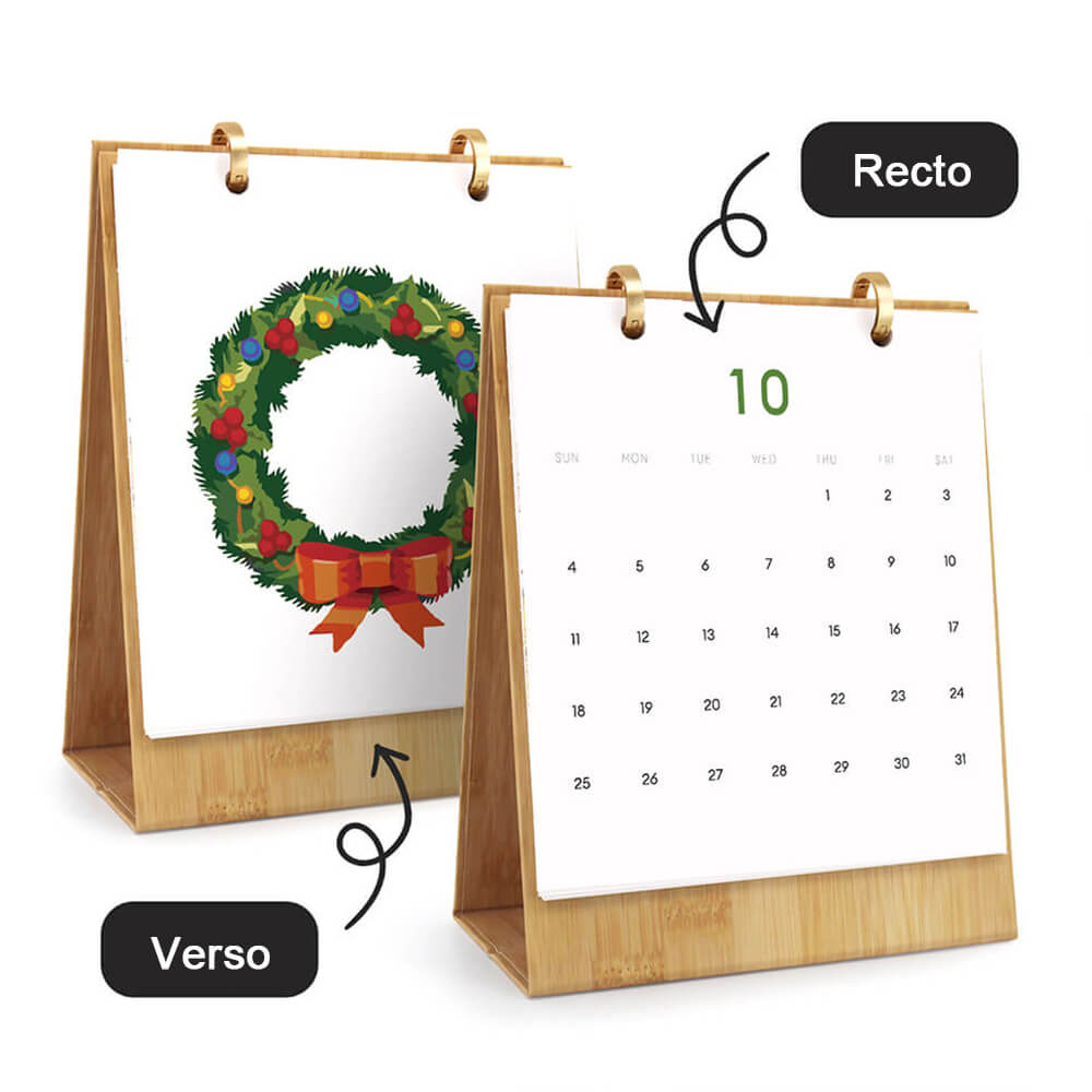 Calendrier de Bureau 2026 Peinture par Numéros | Décorations de Noël