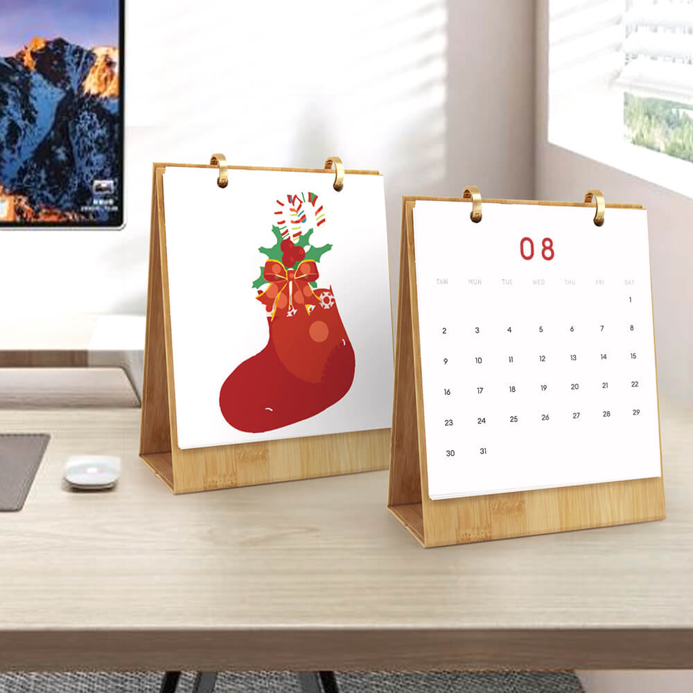 Calendrier de Bureau 2026 Peinture par Numéros | Joyeux Noël