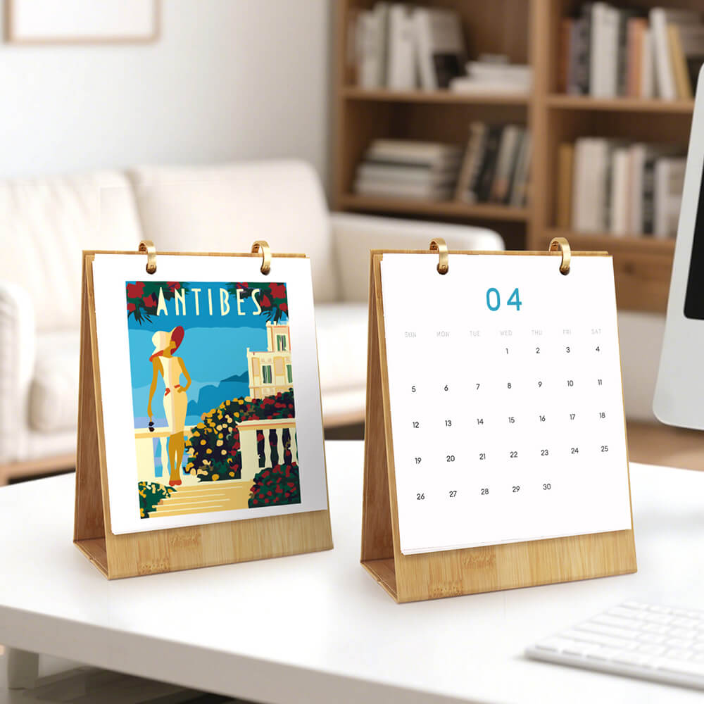 Calendrier de Bureau 2026 Peinture par Numéros | Voyage autour du Monde