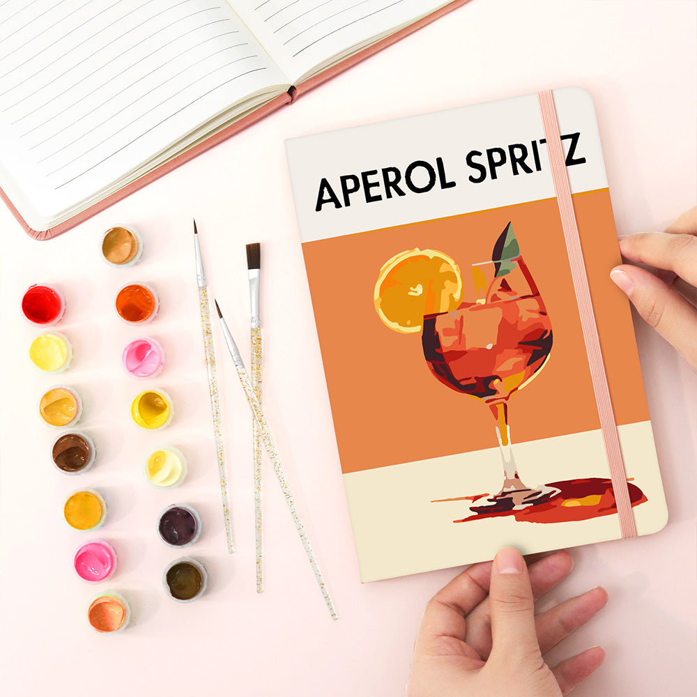 Carnet Aperol Spritz Peinture par Numéros