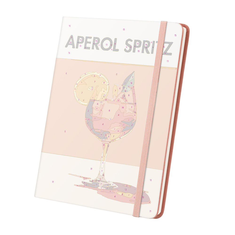 Carnet Aperol Spritz Peinture par Numéros