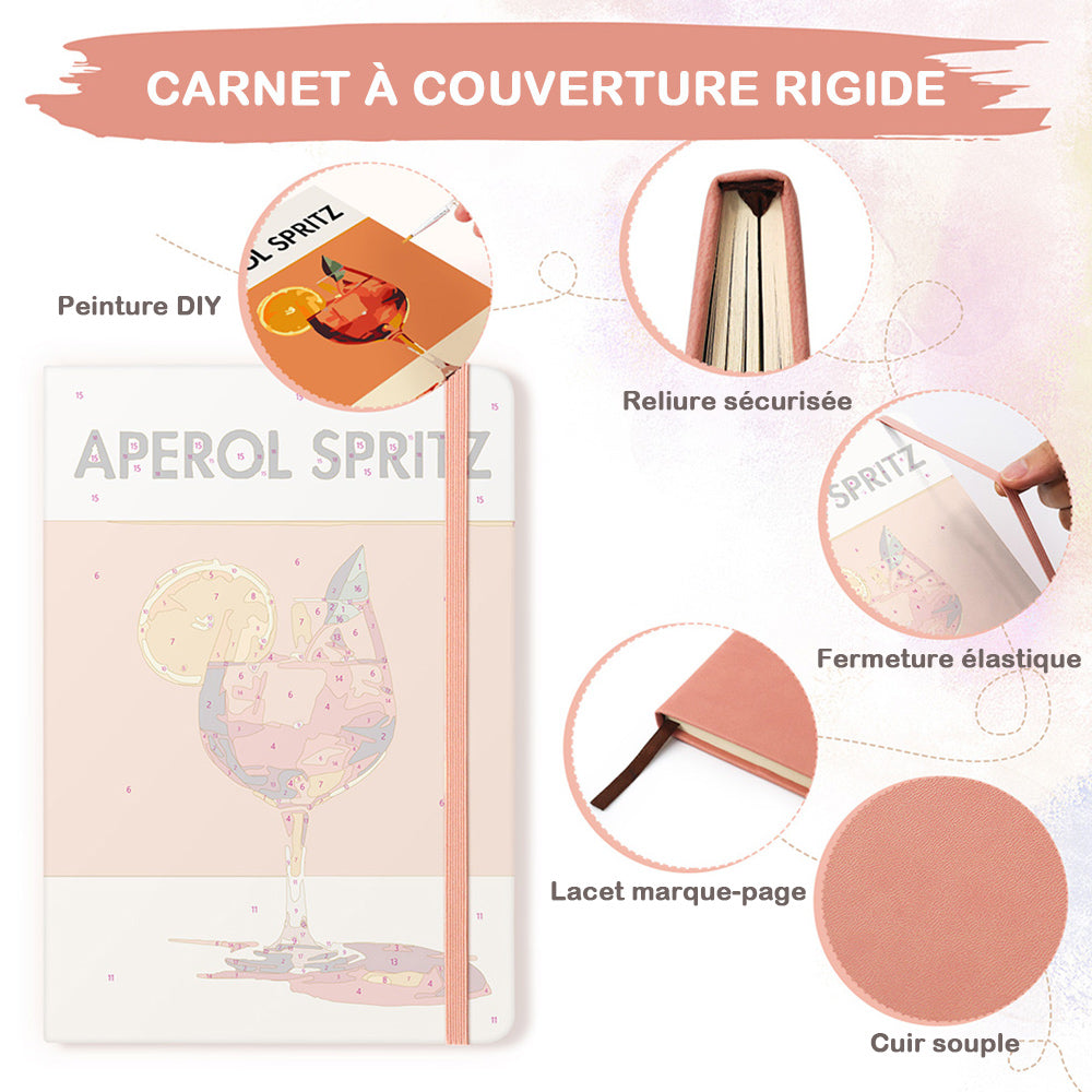 Carnet Aperol Spritz Peinture par Numéros