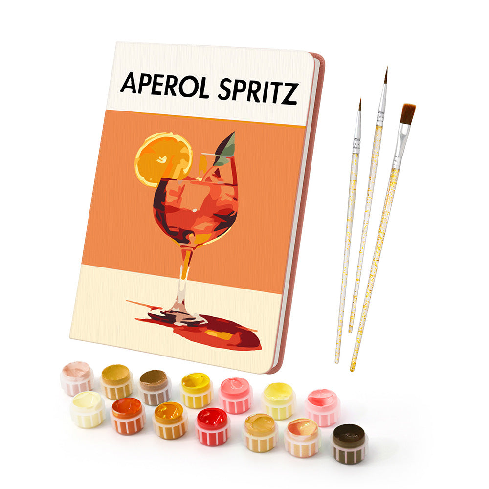 Carnet Aperol Spritz Peinture par Numéros